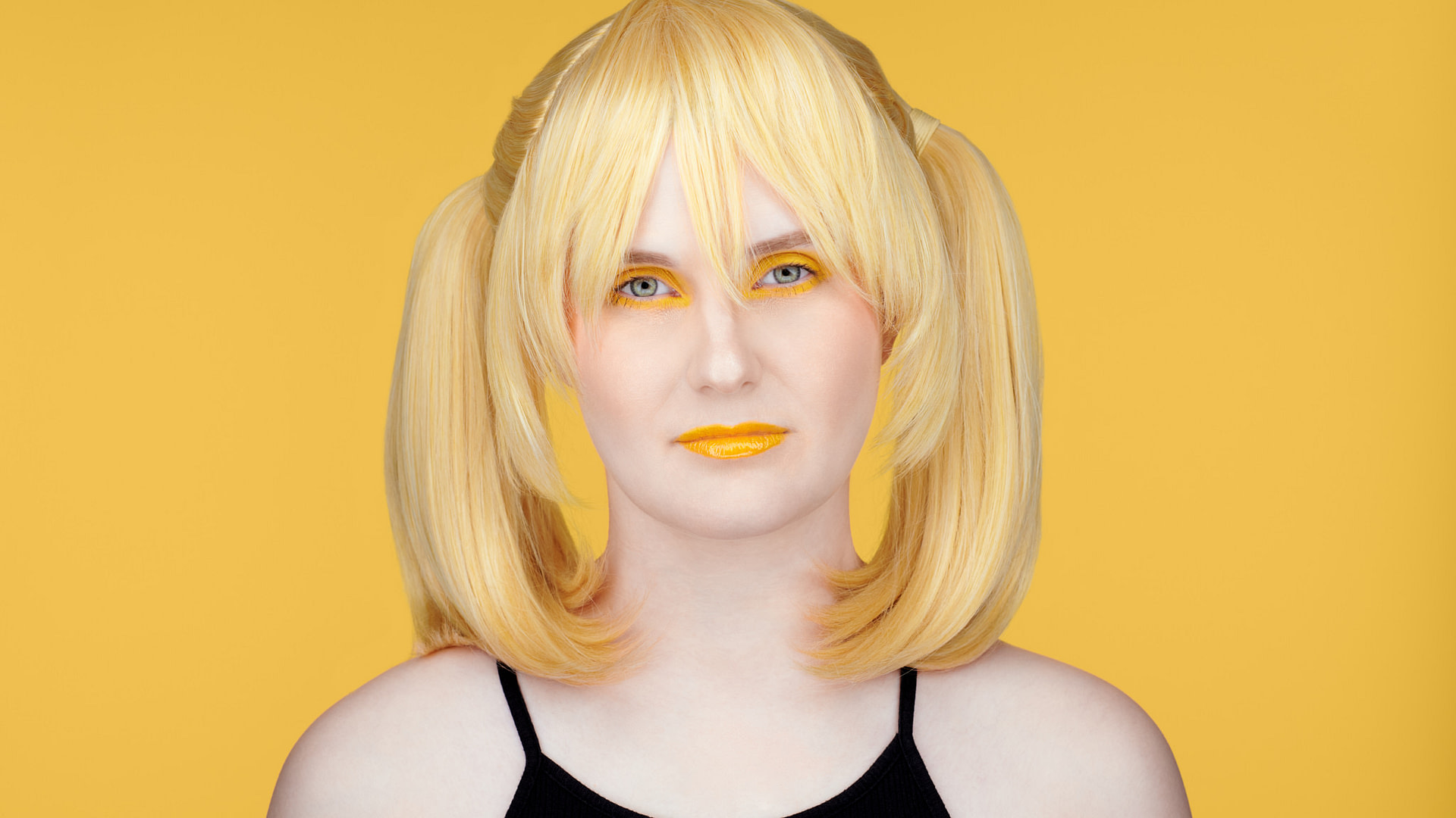 Editorial Yellow Monochromatic Makeup