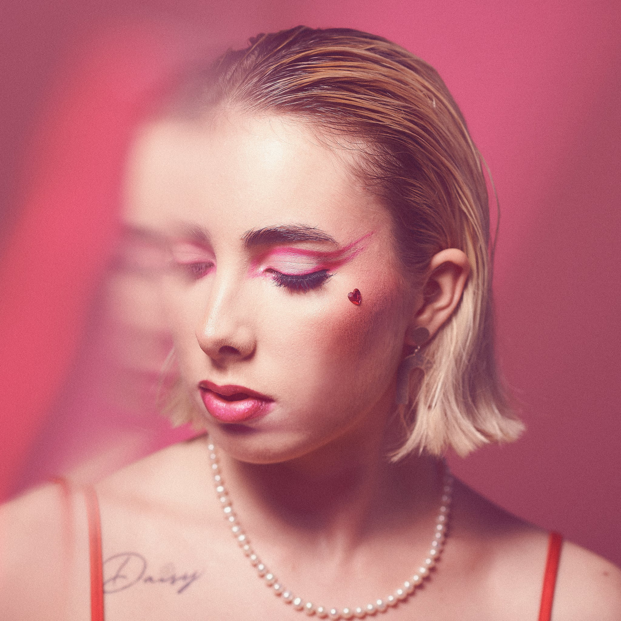 Valentine inspired editorial makeup by Waring Makeup