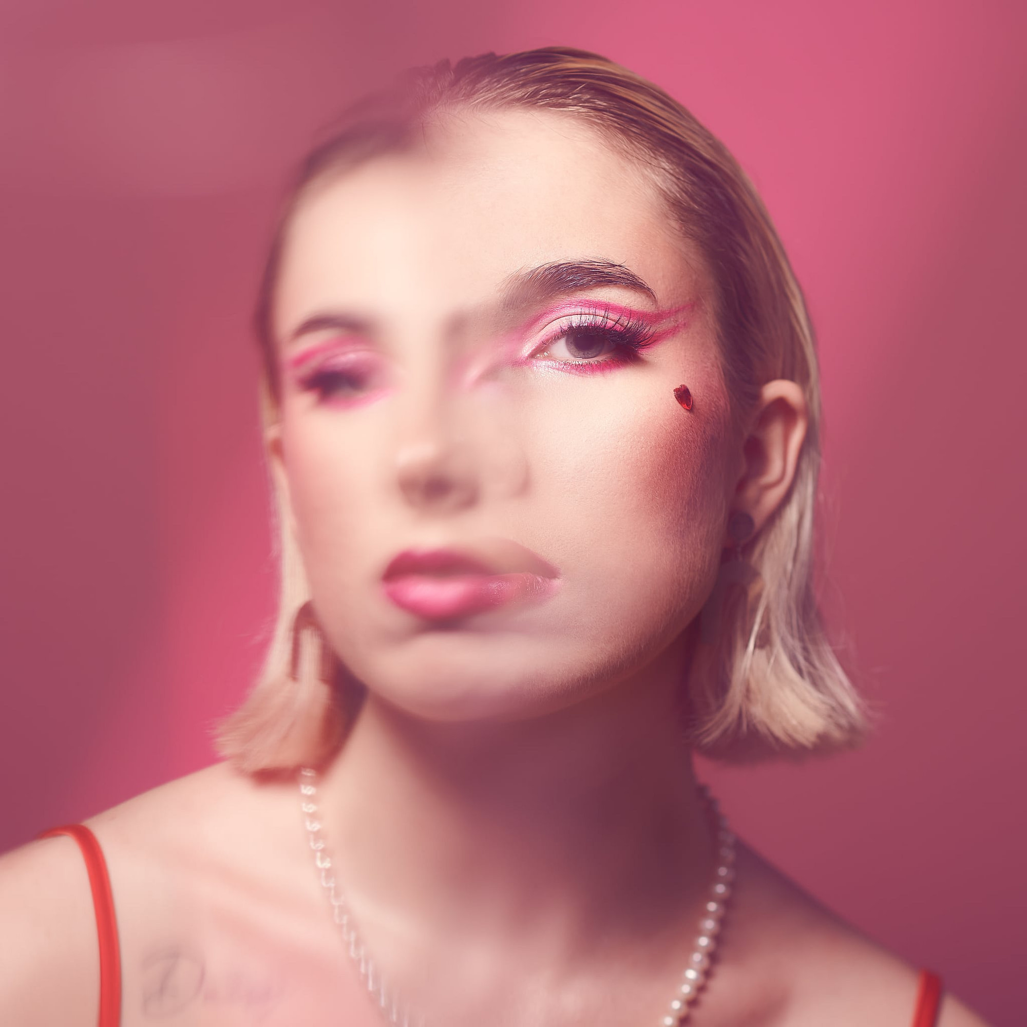 Valentine inspired editorial makeup by Waring Makeup