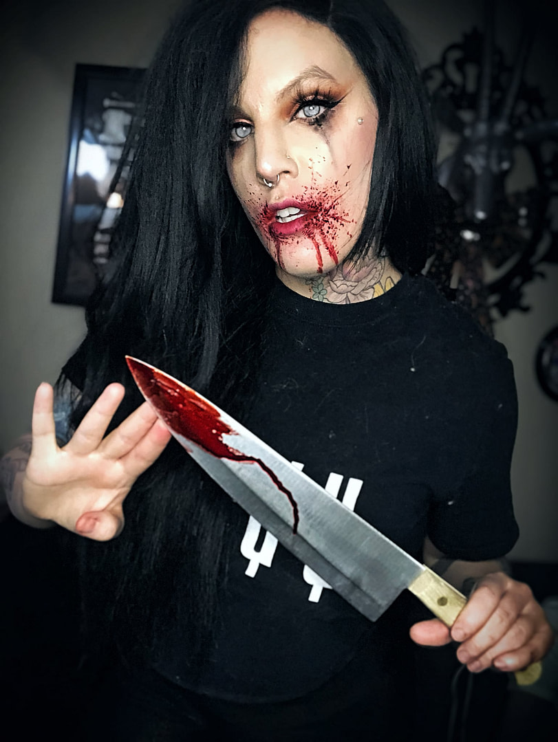 Vampire Slayer inspired makeup by Waring Makeup