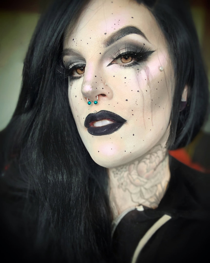 Marceline the Vampire Queen inspired makeup by Waring Makeup